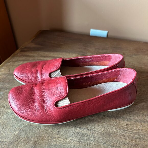 Camper Right Nina slip on loafers, size 38, red - Picture 2 of 3
